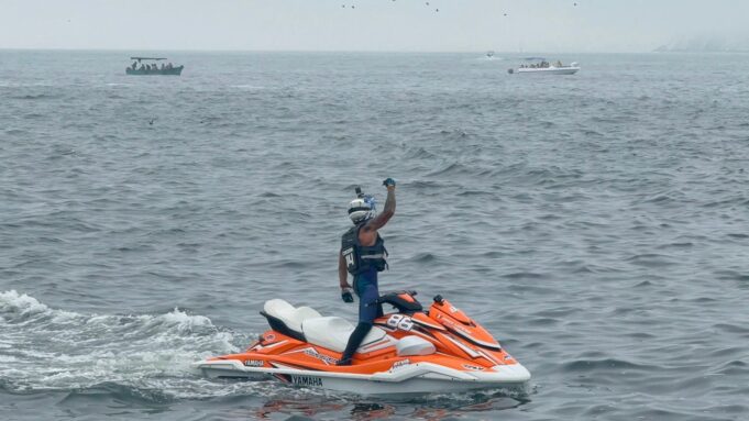 Micky Córdova se estrena en lo más alto del podio al ganar la Copa Yacht Club de Pucusana de Motos Acuáticas