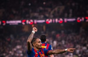 Barcelona goleó al Athletic Club 5-0 y es el primer finalista de la Supercopa de España