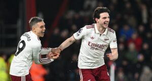 Arsenal superó al Bournemouth de visita 3-2 y se afianza como puntero de la Premier League