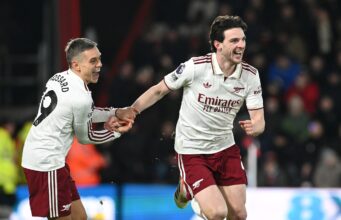 Arsenal superó al Bournemouth de visita 3-2 y se afianza como puntero de la Premier League