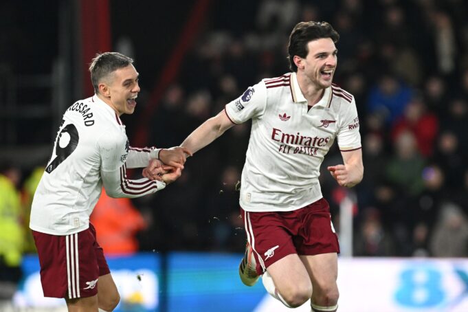 Arsenal superó al Bournemouth de visita 3-2 y se afianza como puntero de la Premier League