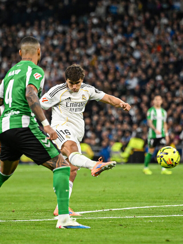 Real Madrid goleó al Real Betis 5-1 y sigue de escolta del puntero Barcelona en Liga de España