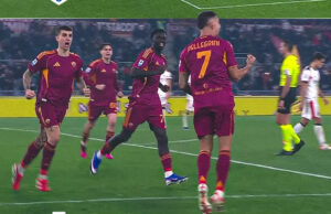 A.C. Milán solo empató ante la Roma 1-1 y quedó a cinco puntos del líder Inter