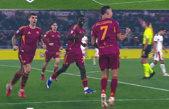 A.C. Milán solo empató ante la Roma 1-1 y quedó a cinco puntos del líder Inter