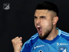 Chileno Rodrigo Ureña fue presentado como nuevo jugador de Millonarios de Colombia
