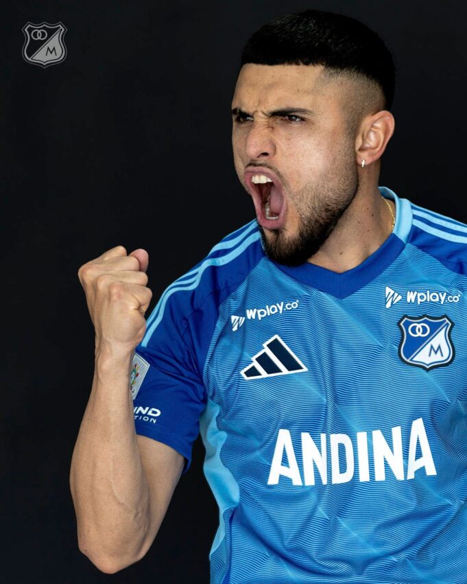 Chileno Rodrigo Ureña fue presentado como nuevo jugador de Millonarios de Colombia