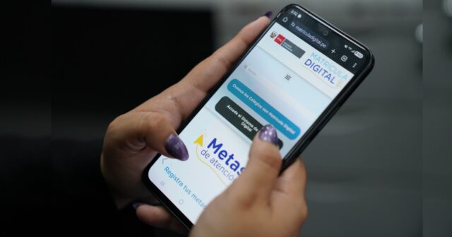 Minedu reafirma que matrícula escolar en Lima Metropolitana será 100 % digital desde el 19 de enero
