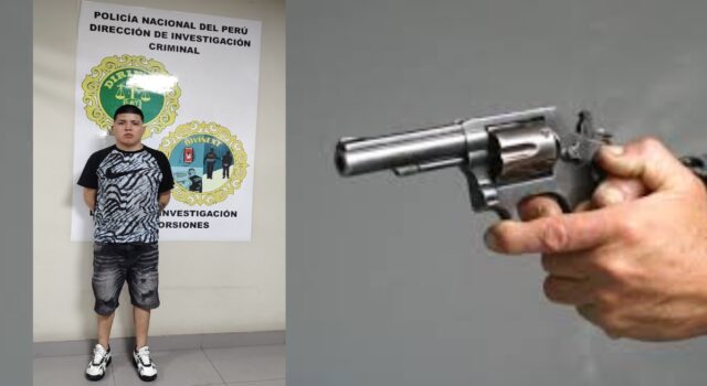 Puente Piedra: dictan nueve meses de prisión preventiva para sujeto que portaba arma de fuego y municiones