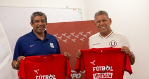FIGURAS DE ALIANZA LIMA Y UNIVERSITARIO SE PONEN LA CAMISETA DE “FÚTBOL SIN VIOLENCIA” QUE IMPULSA EL IPD