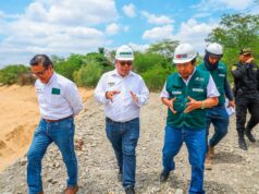 MINISTRO VLADIMIR CUNO SUPERVISÓ TRABAJOS DE LIMPIEZA Y DESCOLMATACIÓN EN CAUCES DE RÍOS Y QUEBRADAS DE PIURA