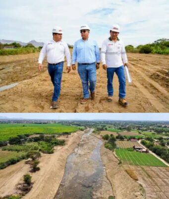 Gobierno limpia y descolmata río Zaña
