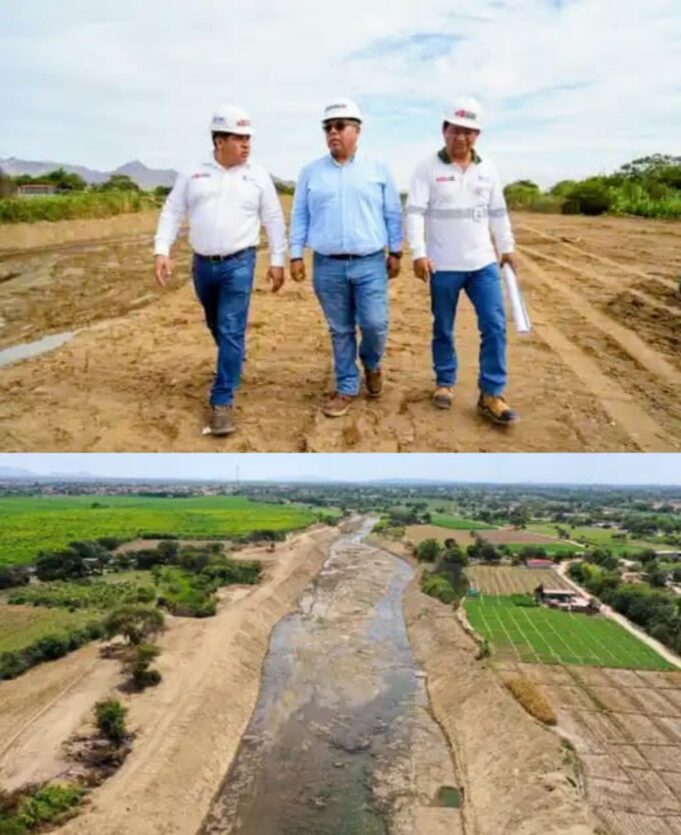 Gobierno limpia y descolmata río Zaña