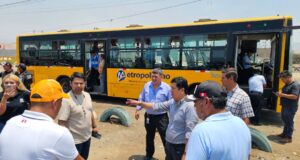 El metropolitano llegó a Ancón e hizo su recorrido piloto hasta la playa las Conchitas