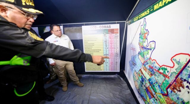 Estado de emergencia: Ministro Martínez lidera operativo de control territorial en Comas