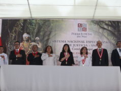 Presidenta del Poder Judicial. «Debe quedar claro que los hechos de violencia sexual serán sancionados de maneras ejemplar»