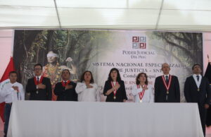 Presidenta del Poder Judicial. «Debe quedar claro que los hechos de violencia sexual serán sancionados de maneras ejemplar»