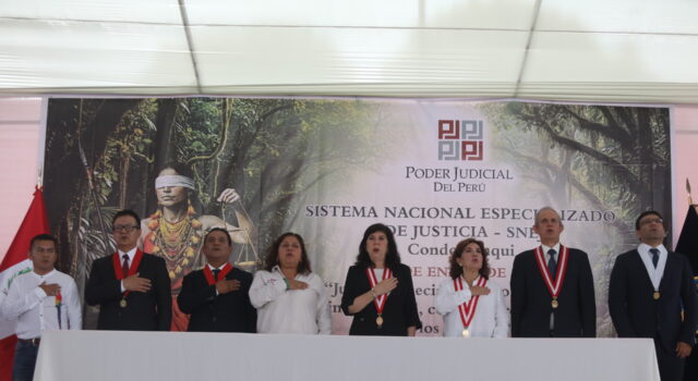 Presidenta del Poder Judicial. «Debe quedar claro que los hechos de violencia sexual serán sancionados de maneras ejemplar»