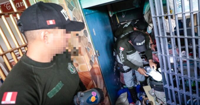 INPE realiza operativo de prevención y control en el penal de Ica