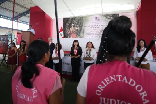 Poder Judicial cuenta con 751 orientadoras acreditadas a nivel nacional que incluye a comunidades remotas de Amazonas