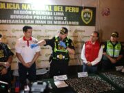 Droga, armas y motocicletas robadas fueron incautadas en megaoperativo con participación del MINEDU