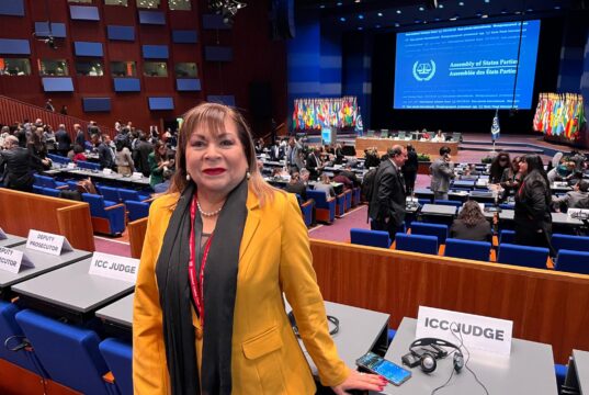 Luz Ibáñez refuerza en Lima su candidatura a la Corte Internacional de Justicia de La Haya(CIJ)