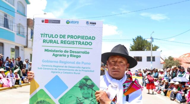 Puno marca el camino de la formalización rural en el Perú