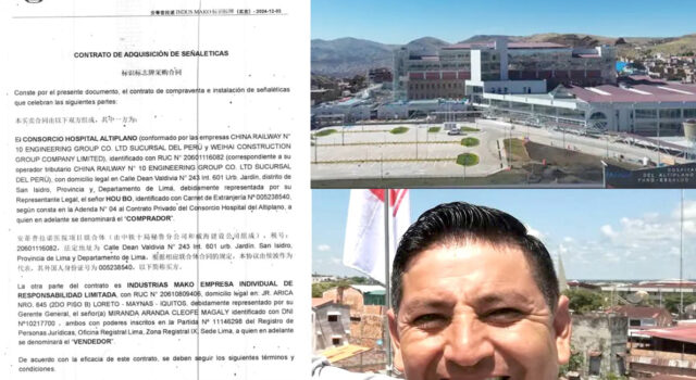 CHINA RAILWAY N°10 ignora leyes peruanas y perjudica empresa nacional