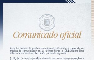 Alianza Lima emitió comunicado y confirman separación indefinidamente a Zambrano, Peña y Trauco