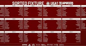 Se conoció el fixture del Torneo Apertura y Clausura de la Liga 1-2026 a empezar el 30 de enero