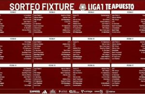 Se conoció el fixture del Torneo Apertura y Clausura de la Liga 1-2026 a empezar el 30 de enero