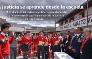 Corte Superior de Justicia de Cajamarca: Día Escolar de la No Violencia y la Paz