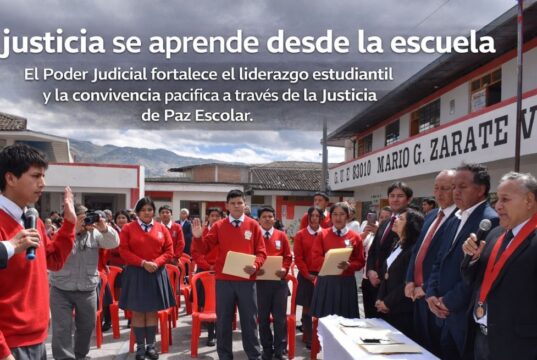 Corte Superior de Justicia de Cajamarca: Día Escolar de la No Violencia y la Paz