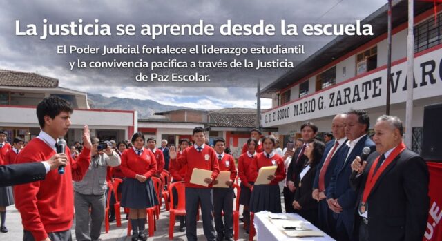 Corte Superior de Justicia de Cajamarca: Día Escolar de la No Violencia y la Paz