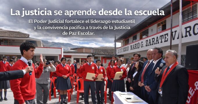 Corte Superior de Justicia de Cajamarca: Día Escolar de la No Violencia y la Paz