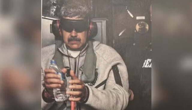 La primera imagen de Maduro tras ser capturado luego del ataque de EE. UU. a Venezuela