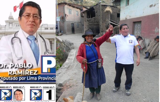 Dr. Pablo Ramírez Rojas: candidato a Diputado con N° 1 por Lima – Provincias con partido Podemos Perú