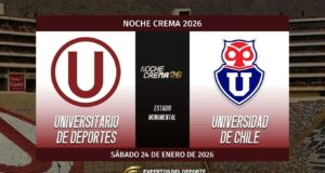 TV Perú transmitirá mañana sábado la “Noche Crema” a todo el país con el partido Universitario-«U» de Chile