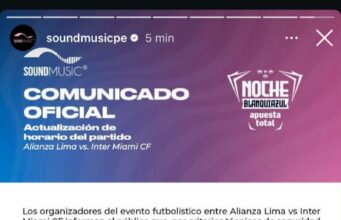 Partido entre Alianza Lima e Inter Miami cambió de horario: Será el sábado 24 a las 5:00 p.m. en Matute