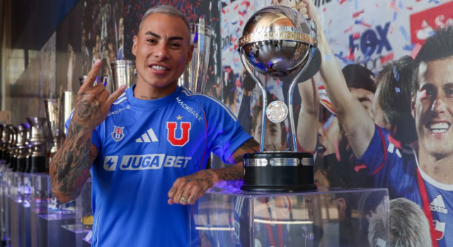 Eduardo Vargas flamante jale de la «U» de Chile estará el 24 de enero ante Universitario en la «Noche Crema»