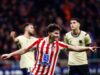 Paliza del Atlético de Madrid que goleó al Barcelona 4-0 de local en la ida de semifinales de la Copa del Rey