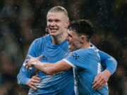Manchester City goleó al Fulham 3-0 y quedó a tres puntos del líder Arsenal que juega mañana ante Brentford