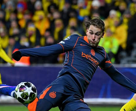 Inter de Milán sufrió duro revés al caer con Bodo Glimt 3-1 en la ida de los playoffs de Champions League