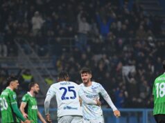 Inter de Milán goleó a Sassuolo 5-0 y sigue firme en la punta de la Serie «A» del Calcio Italiano