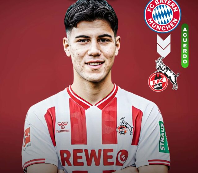 Felipe Chávez jugará a préstamo en el Colonia cedido por su club Bayern Múnich hasta final de temporada