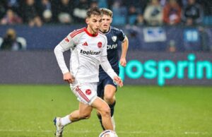 Fabio Gruber fue titular en empate de Nuremberg ante Bochum 1-1 por la Bundesliga 2
