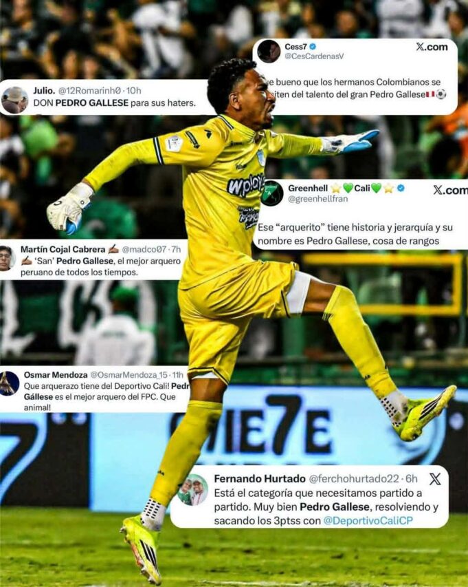 Pedro Gallese cosecha elogios de prensa colombiana tras su actuación en triunfo ante Nacional 1-0