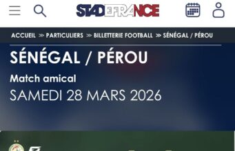 Salieron a la venta entradas para amistoso Perú-Senegal a jugarse en el Stade de France el 28 de marzo