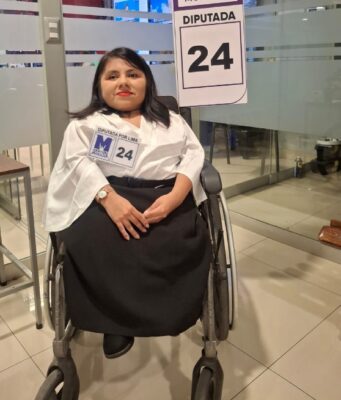 Congresista Patricia Chirinos es denunciada por usar la discapacidad como objeto de campaña