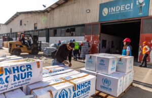 ACNUR dona 45 toneladas de ayuda a INDECI para responder más rápido ante desastres