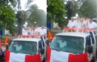 Iquitos: pobladores lanzan globazo en la cara a Keiko Fujimori(VIDEO)